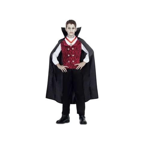 Costume da vampiro da mantello, gilet con camicia, colletto e pantaloni taglia 10-12 e - Foto 1