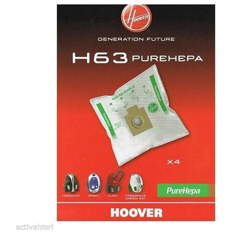 H63 Sacchetti Pure Hepa per Aspirapolvere Serie Sprint e Freespace  - Foto 7
