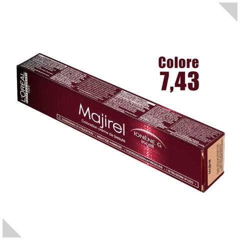 Capelli Majirel 7.43 Biondo Rame Dorato - Foto 1