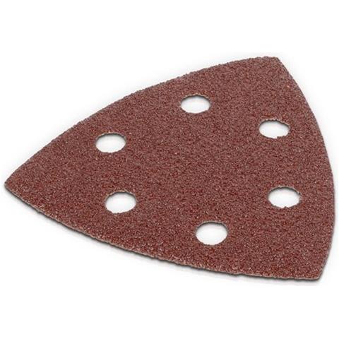 03210009-set Di Fogli Abrasivi Triangolari, 6 Fori, 90 X 90 X 90 Mm, Grana 240 - Foto 2