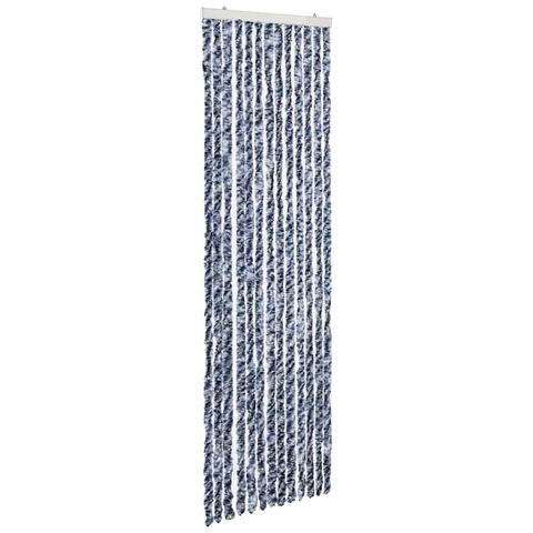 Zanzariera Blu Bianco E Argento 56x185 Cm Ciniglia - Foto 1