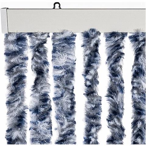Zanzariera Blu Bianco E Argento 56x185 Cm Ciniglia - Foto 6