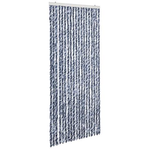 Zanzariera Blu Bianco E Argento 56x185 Cm Ciniglia - Foto 1