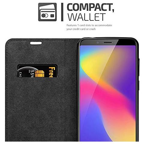 Custodia Compatibile Con Zte Nubia N3 In Bruno Caffè - Coperchio Protettiva Con Chiusura Magnetica, Funzione Stand E Tasca Per Le Carte - Foto 2