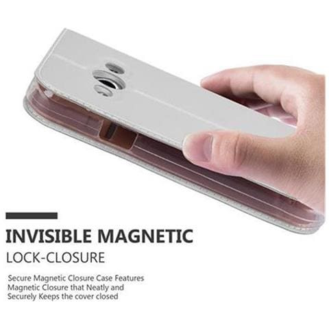 Custodia Compatibile Con Samsung Galaxy Xcover 3 In Classy Argento - Coperchio Protettiva Con Chiusura Magnetica, Funzione Stand E Tasca Per Le Carte - Foto 9