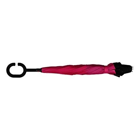 , Ombrello Pieghevoli Unisex - Adulto Rosa Black / pink Taglia Unica - Foto 2