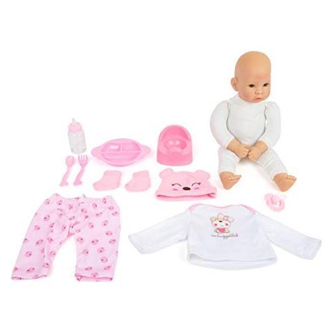 Piccolo Piede-11522 Bebè Mariecon Accessorigioco Di Ruolobambola Con Corpo Morbido5 Pezzi Giocattolimulticolore11522 - Foto 5