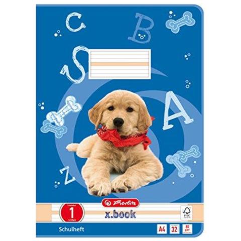 Style Herlitz 10767242 Book Line A4 01 32 Fogli - Yorkie Fsc Mixed Pack 5) - Foto 1