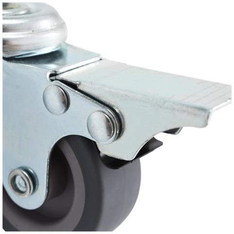 Ruote Girevoli con Foro per Bullone 8 pz 50 mm - Foto 5