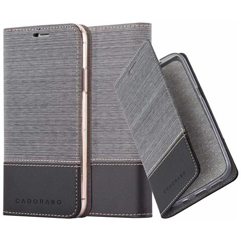 Custodia Compatibile Con Apple Iphone 13 Pro In Grigio Nero - Coperchio Protettiva Con Chiusura Magnetica, Funzione Stand E Tasca Per Le Carte - Foto 1