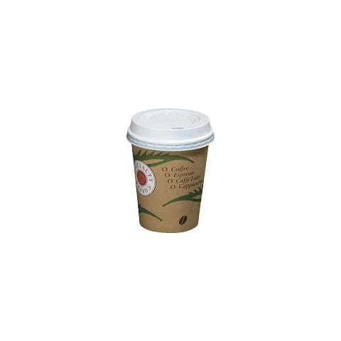 Coperchio Starpak Per Tazze Caffãƒâ¨ Usa E Getta 8 Cm X 8 Cm Bianco - Foto 2