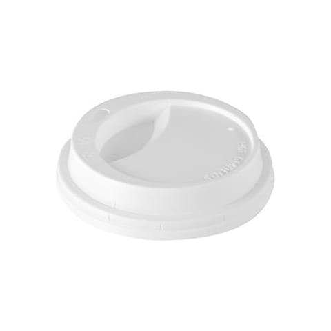 Coperchio Starpak Per Tazze Caffãƒâ¨ Usa E Getta 8 Cm X 8 Cm Bianco - Foto 1
