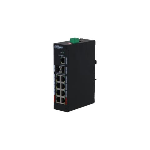 PFS3211-8GT-120-V2 switch di rete Non gestito Gigabit Ethernet (10/100/1000) Supporto Power over Ethernet (PoE) Montaggio da desktop /parete Nero - Foto 1