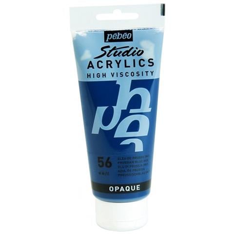 Pittura Acrilica Opaca - Blu Di Prussia - 100 Ml - Foto 1