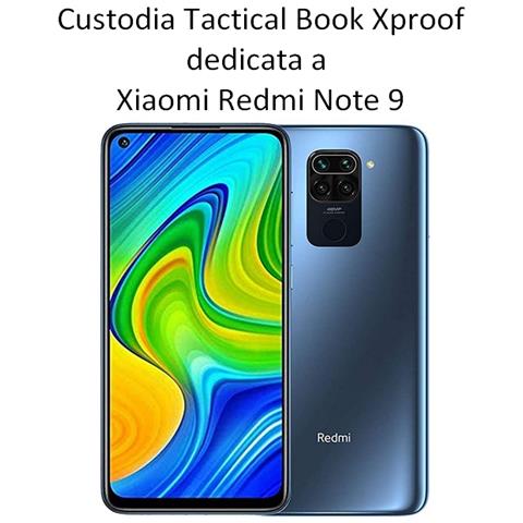 Tactical Custodia Originale Book Xproof Flip Case Per Xiaomi Redmi Note 9 Mud Brown - Foto 2
