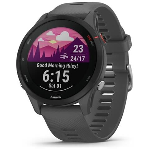 Smartwatch Forerunner 255 1.3" MIP 46 mm Digitale Touch screen Wi-Fi GPS Colore Grigio - Foto 1