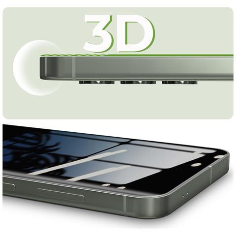 Pellicola Schermo Integrale Per Galaxy S24 Flessibile Incurvata 3d, Nero - Foto 5