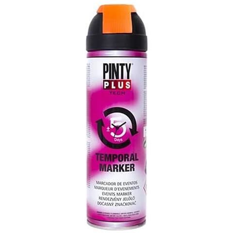 Vernice Spray Pintyplus Tech T143 Temporaneo 366 Ml Arancio - Foto 1