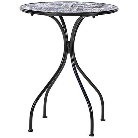 Tavolino Bistrot Civita 60 Cm 60 Cm Metallo Nero - Foto 2