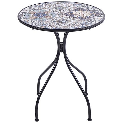 Tavolino Bistrot Civita 60 Cm 60 Cm Metallo Nero - Foto 10
