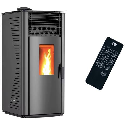 Stufa A Pellet Ermetica Anita 12 Kw Nero Sannover - Foto 1