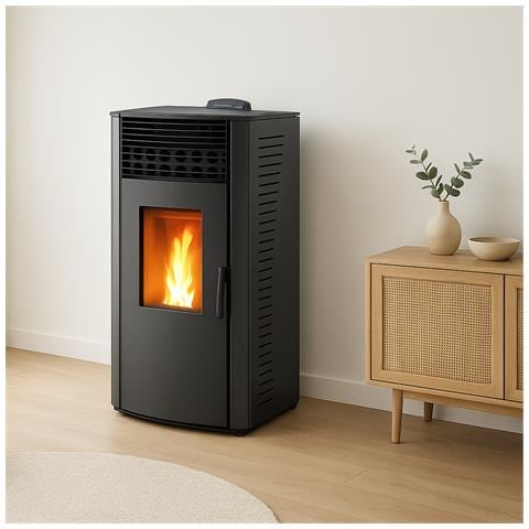 Stufa A Pellet Ermetica Anita 12 Kw Nero Sannover - Foto 4