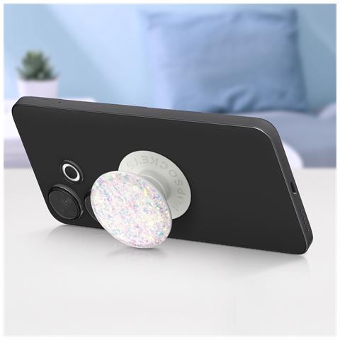 Popgrip Iridescent Confetti Supporto Impugnatura Fissaggio Adesivo, Con Paillettes - Foto 2