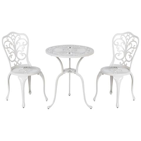 Set Bistrot Triora /dascio Metallo Bianco Sporco - Foto 2