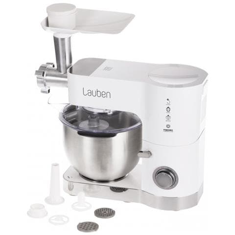 Robot da Cucina LBNKM1200WT Capacità 5.5 L Potenza 1200 W Colore Acciaio Inox Bianco - Foto 2