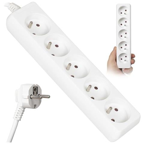 Cavo Di Prolunga 1,5mb 5gn+0 3x1,0mm 10a Ip20 (lb0084-1,5) Va0308-1,5 - Foto 1