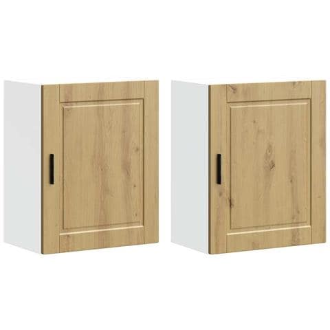 Pensili Da Cucina 2 Pz Porto Rovere Artigianale In Truciolato - Foto 2