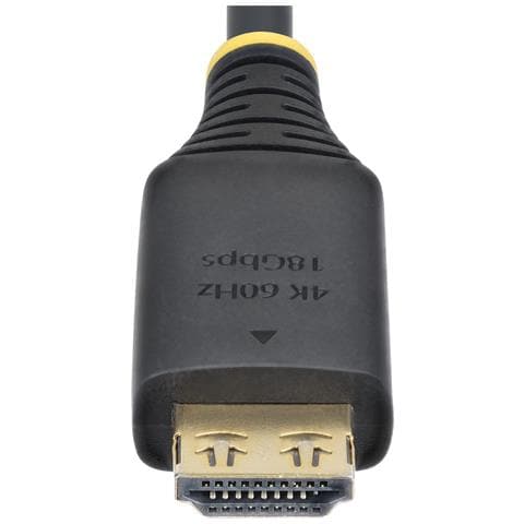 Cavo HDMI ad Alta Velocità da 1,8m con Connettori a Scatto, 4K 60Hz / 1440p 144Hz, HDR10/HDCP 2.2/ARC, 18Gbps. Cavetto HDMI UHD per TV /Monitor in TPE - Foto 9