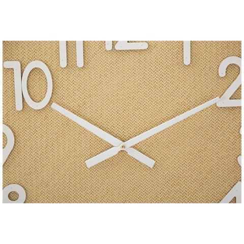 Orologio Da Parete Mf234 - Marrone - Rattan - 60x4,5x60 Cm - Foto 2