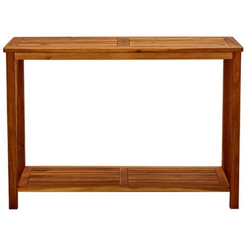 Tavolo Consolle Da Giardino 110x40x75cm Legno Massello Acacia - Foto 1