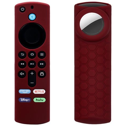 Custodia Protettiva Per Telecomando Fire Tv Stick 2024alexa Di Terza Generazione Airtag Winered - Foto 1