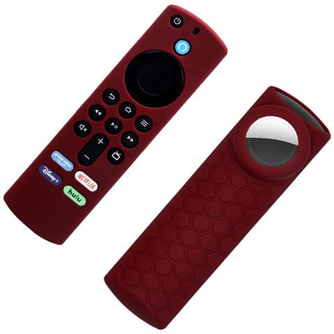 Custodia Protettiva Per Telecomando Fire Tv Stick 2024alexa Di Terza Generazione Airtag Winered - Foto 2