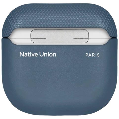 Custodia Per Airpods 4 Serie Re Classic In Materiali Riciclati Ed Eco-responsabili, Blu - Foto 4