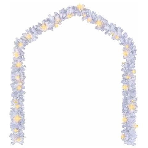 Ghirlanda Natalizia Con Luci A Led 20 M Bianca - Foto 1