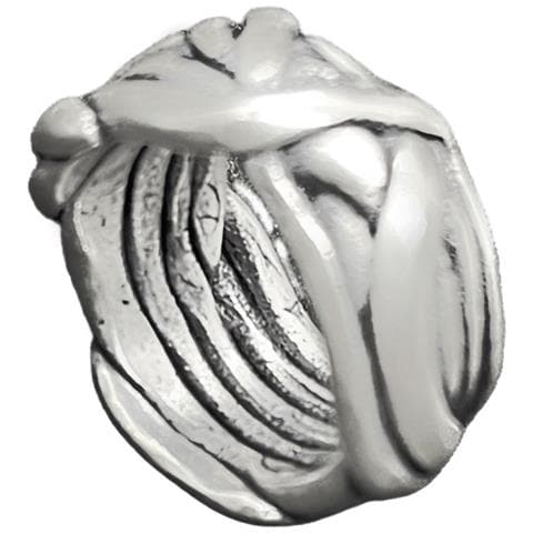Anello ""nested"" In Argento Placcato - Foto 1