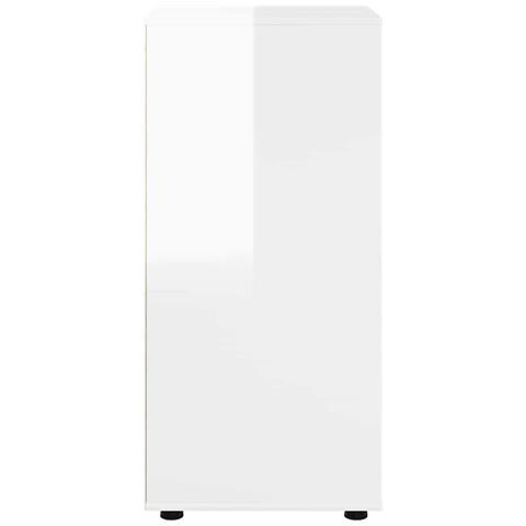 Armadio Bianco Lucido 40 x 48 x 105 cm Legno multistrato - Foto 9