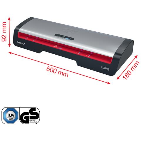 4410071EU plastificatrice Plastificatrice a caldo 500 mm /min Nero, Acciaio inox - Foto 2