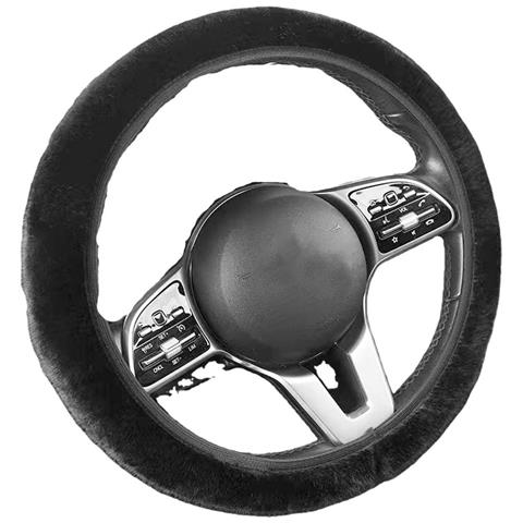 Coprivolante Invernale In Peluche Corto - Caldo, Morbido E Antiscivolo Black - Foto 1