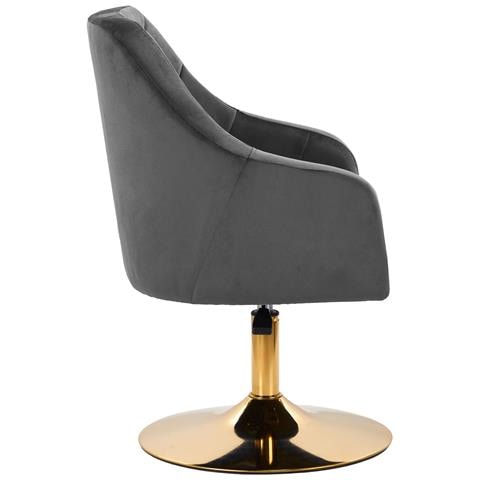 sedia girevole QS-BL14G grigia - Foto 2