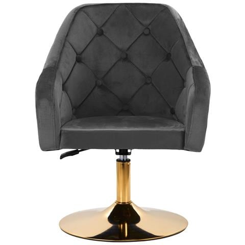 sedia girevole QS-BL14G grigia - Foto 4