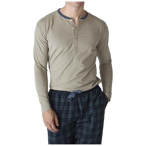 Jjbfp5602 Pigiama Da Uomo In Cotone A Maniche Lunghe - Foto 3