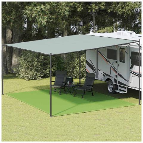 Tappeto da Tenda Verde Chiaro 400x500 cm HDPE - Foto 2