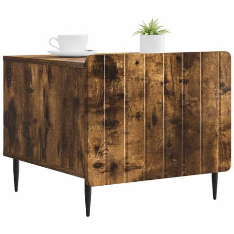 Tavolino da salotto con cassetto Rovere Fumo 49 x 50 x 42 cm - Foto 2