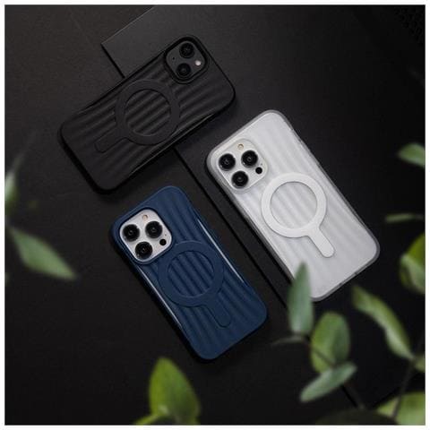 Raptic X-doria Clutch Case Per Iphone 14 Plus Con Retro Cover Magsafe, Blu - Foto 2