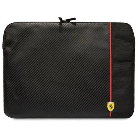 Custodia Ferrari Carbon&smooth Per Laptop Da 14 Pollici - Nera - Foto 1