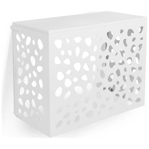 Copertura Per Climatizzatore E Pompa Di Calore ANETO SUNNY Alluminio Bianco - Taglia M - Foto 2